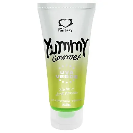 Gel Térmico Comestível Yummy Gourmet 45g  Sabor UVA VERDE