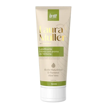 Lubrificante Íntimo com Ácido Hialuronico e Aroma Linha Laura Muller 50ml