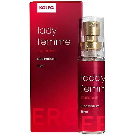 Perfume com Feromônio Feminino Lady Femme 15ml