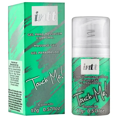 Gel para Massagem Corporal Touch Deslizante Para Masturbação/ Para Pontas  De cabelos Ou Ainda Na Pré-Maquiagem 16g Intt