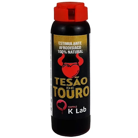 Tesão de Touro Estimulante Afrodisíaco Natural 10ml K-Lab