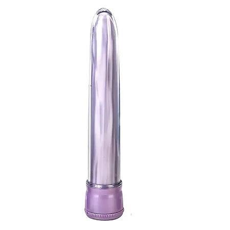 Vibrador Personal Penetração Vaginal e Anal- Cor Lilás- 2 PILHAS BRINDE-