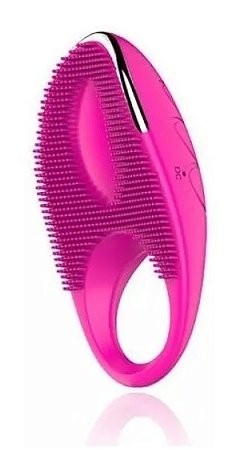 Anel Peniano Recarregável 20 Vibrações Saliência Estimulador