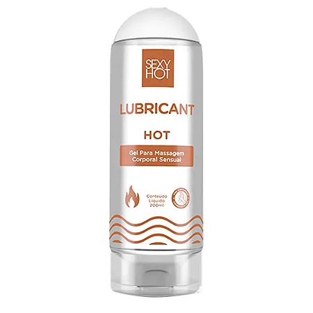 Gel Lubrificante Lubricante Mega Deslizante Efeito Esquenta  HOT-200ml