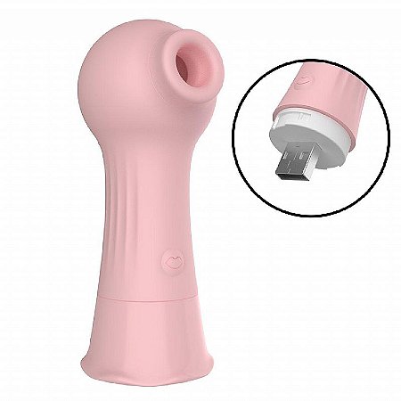 Estimulador e Vibrador de Pulsação Possui 7 Modos De Pulsação Recarregável - COR ROSA