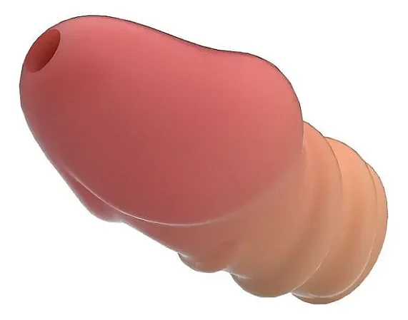 Capa Peniana Com Textura Massageadora-Emborracha Ultra Macia e Flexível em Silicone 10.0 X 2.8 - Pretty Love(Cor PELE)