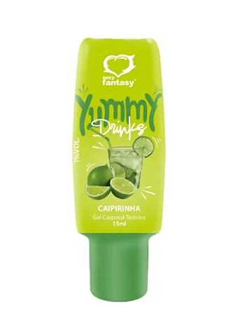 Gel Comestível Yummy Drinks 15ml -Caipirinha-