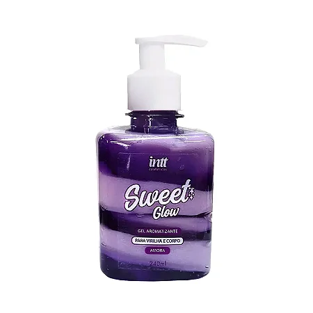 Sweet Glow 240ml: Hidratação Irresistível com Sabor de Amora - INTT