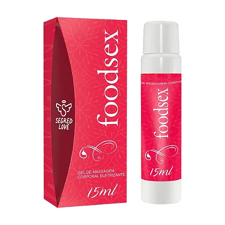 Foodsex Gel Eletrizante Beijável 15 ml Sabor Morango (Efeito Esquenta e Esfria)
