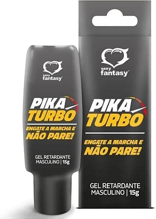Gel Afrodisíaco Pika Turbo Retardante Masculino 15g