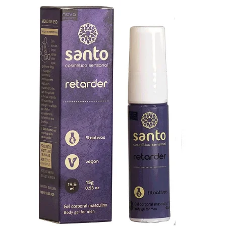 Retarder Gel Retardador Masculino Prolonga o Prazer15G Santo