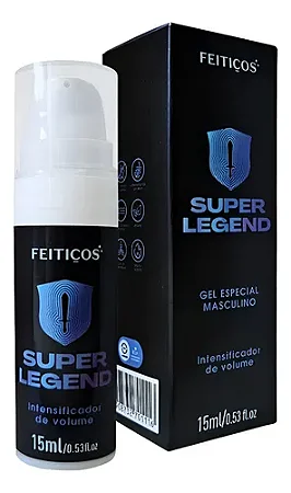Super Legend Gel Especial Masculino Intensificador de Volume 15Ml