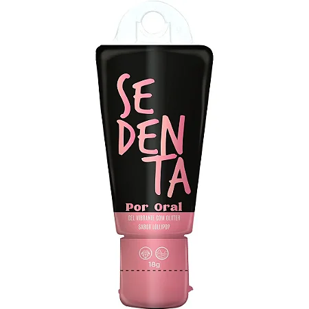 Sedenta por Oral Gel Comestível Lollipop com Glitter 18g