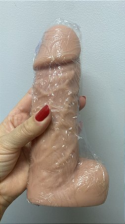 Pênis Kong com Escroto em Silicone 17x 5.5 cm kt102