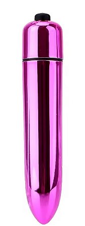 Bullet Massageador de Clitóris - Cápsula- Lilas Metalico (1 Pilha AAA ( inclusa DE BRINDE).