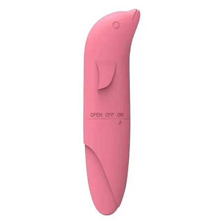 Vibrador de Ponto G - Golfinho Aveludado - SI Cor Rosa