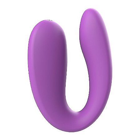 Vibrador de Casal / À Bateria - Vebe - S-Hande Ultiliza 3 Baterias LR 41 Inclusa