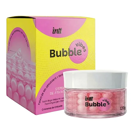 Bubble Vibes Produto 3 em 1: Desliza, Vibra e Aquece - 120g Intt