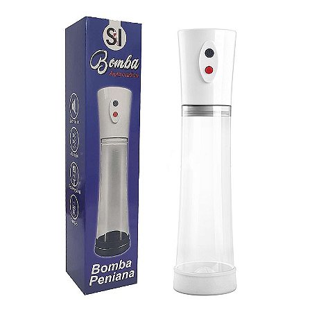 Bomba Elétrica Peniana- 3 Aneis de Silicone- 21cm de comprimento 7,5cm de diâmetro externo e 3 cm (medidas aproximadas)