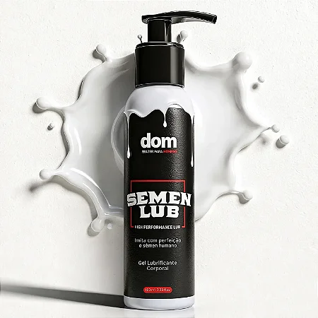 Semen Lub LGBTQIA+ NEUTRO 100ml - Gel Lubrificante Realista Beijável Premium- á Base D'água