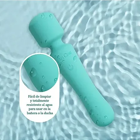Vibrador de Varinha à Prova d'Água Plus One- 10 Modos de Vibração Diferentes-SEM FIO- RECARREGÁVEL-