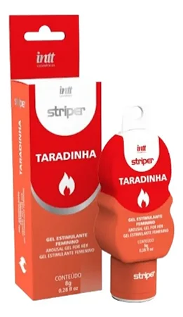 Taradinha Stripper Gel Funcional Feminino Efeito Quente 8g Intt