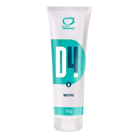D4 Lubrificante Íntimo Neutro à Base de Água 150G