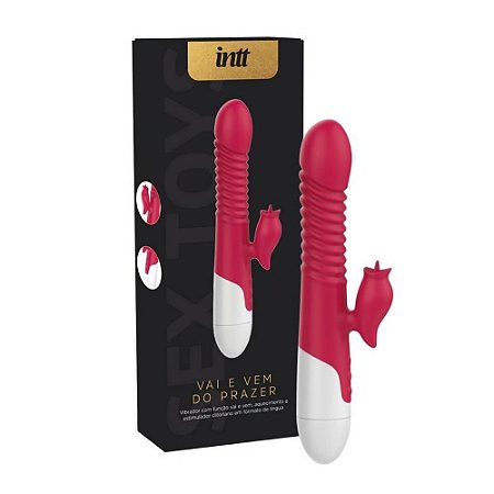 Vibrador de Clitóris e Ponto G Recarregável com 12 Modos de Vibrações e 3 Modos Vai e Vem - Vai e Vem do Prazer | 1