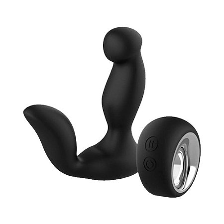 Anal Control Massageador de Próstata Com Controle Remoto Sem Fio-10 Modos de Vibrações-Recarregável-
