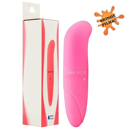 Vibrador Ponto G Aveludado Rosa