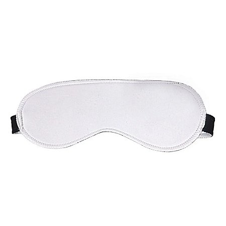 Venda Tapa Olhos Em Couro Sintético Cor Branca