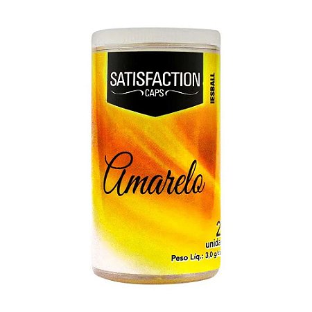 Bolinha Iesball Amarelo Aromáticas Com 2 Unidades Satisfaction Caps