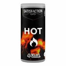 Bolinhas Explosiva Funcional Hot Gel Lubrificante Quente para Massagem Satisfaction Caps 04 unid