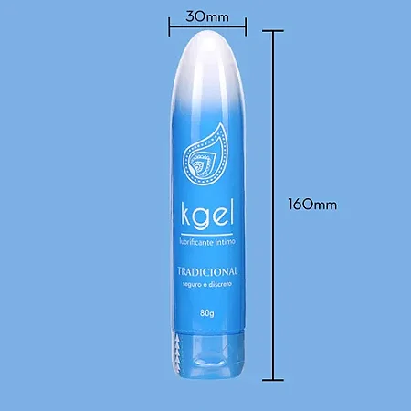 Lubrificante Íntimo Solúvel A Água 80g - Neutro -Formato Toy