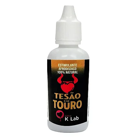 Tesão de Touro Estimulante Afrodisíaco Natural 20ml K-Lab