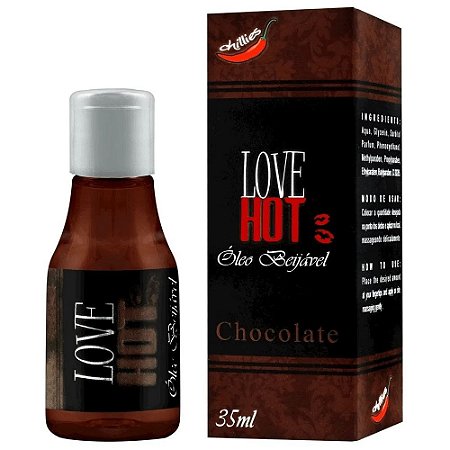Gel Comestível Love Hot 35ml Chillies - Chocolate