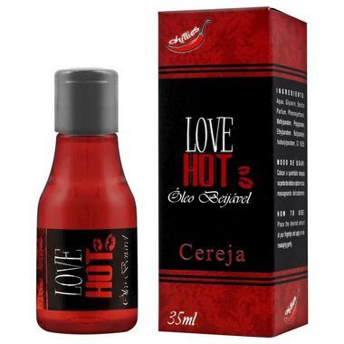 Gel Comestível Love Hot 35ml Chillies - Morango