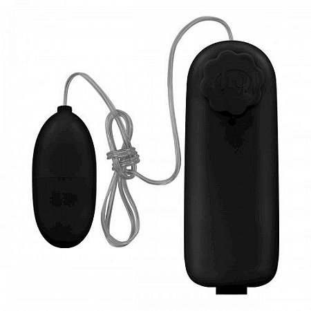 Massageador Capsula Vibração de Multivelocidade Preto- 2 PILHAS BRINDE