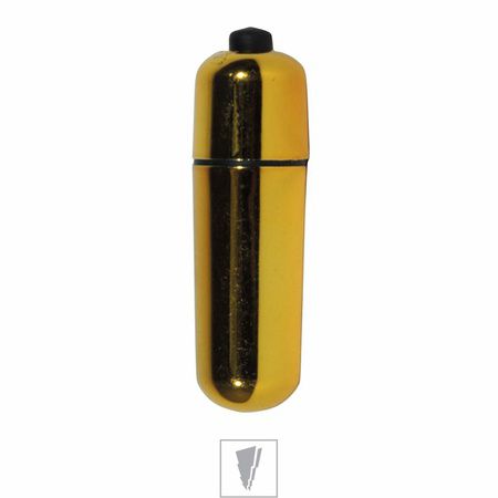Vibrador Para Estimular O Clitóris - Power Bullet - 5 Cm Dourado Metálico