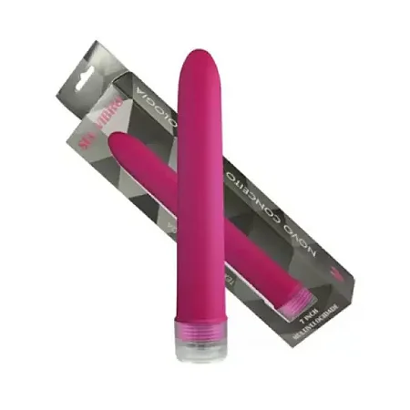 Vibrador Personal Liso 17,5 cm Multivelocidade Youvibe Cor Magenta  PILHAS DE BRINDE)