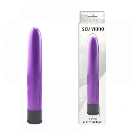 Vibrador Personal Liso 17,5 cm Multivelocidade Youvibe Cor Roxo ( PILHAS DE BRINDE)