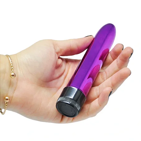 Vibrador Personal Multivelocidade  You Vibe 13cm - Roxo Cromado BRINDE PILHAS