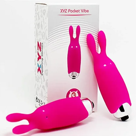 Vibrador Bullet Recarregável em Silicone com 10 Vibrações Coelhinho Cor Roxo
