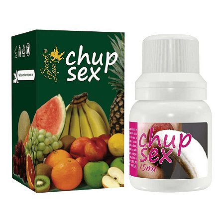 Gel Comestível Chup Sabor Salada De Frutas Sex 15ml Secret Love