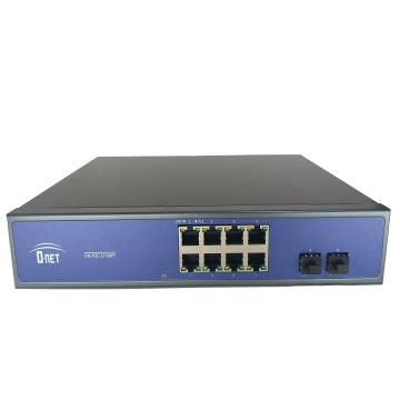 SWITCH (COMUTADOR) 8 PORTAS 10/100/1000 POE + 2 PORTAS SFP UPLINK 15,4W 802.3AF 130W TOTAL - DN-POE-33108PF - D-NET