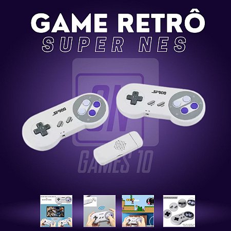 Super Nintendo Extreme 68 Mil Jogos 2 Ctrl S Fio + 2 snes