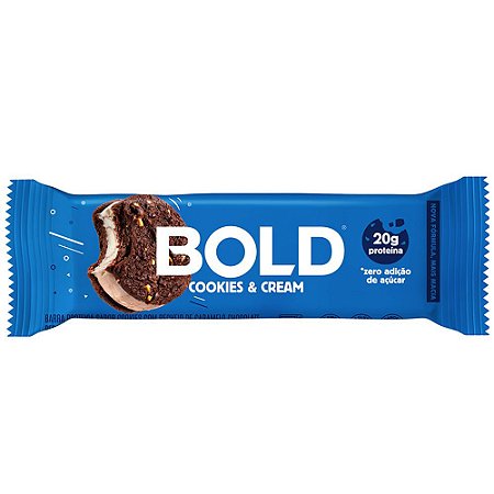 Bold Bar Cookies e Cream - 60g