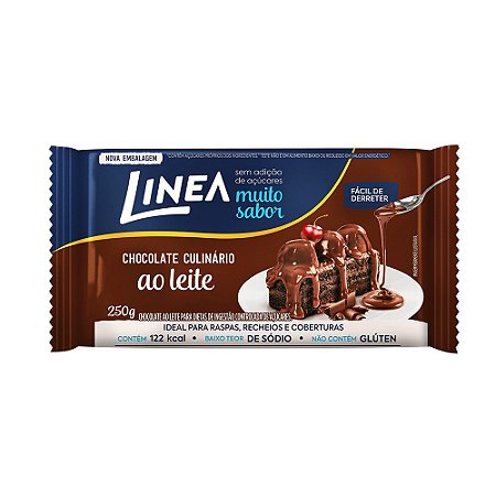 Chocolate Culinário Ao Leite Linea - 250g