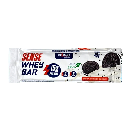 Barra de Proteína Sense Bar Cookies Absolut Nutrition - 1 un