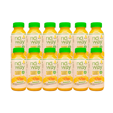 Suco de Laranja 20g de Proteína Natural Noway - Pack 12 unidades